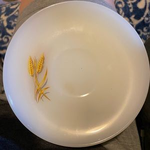 Fire-King Wheat Pattern Saucers